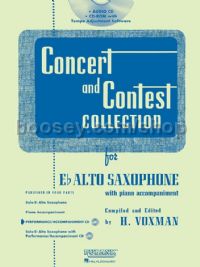 Concert and Contest Collection for alto saxophone (CD only)