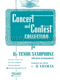 Concert and Contest Collection for tenor saxophone (CD only)