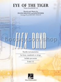Flexiband Series: Eye Of The Tiger (arr. concert band) score & parts