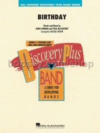 Birthday - Discovery Plus Concert Band (Score & Parts)