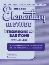 Rubank Elementary Method for trombone / euphonium