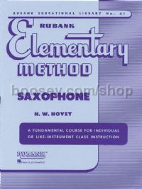 Rubank Elementary Method for saxophone