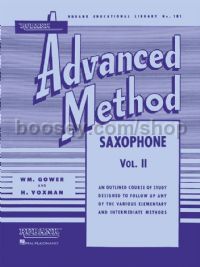 Rubank Advanced Method Vol. 2 for saxophone