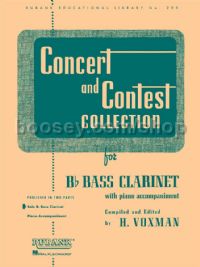 Concert and Contest Collection for bass clarinet