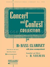Concert and Contest Collection for Bass Clarinet for piano accompaniment