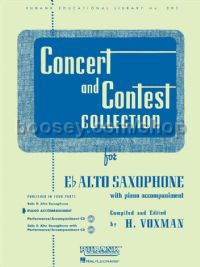 Concert and Contest Collection for Alto Saxophone for piano accompaniment