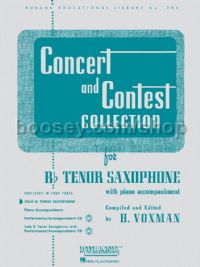 Concert and Contest Collection - tenor saxophone solo