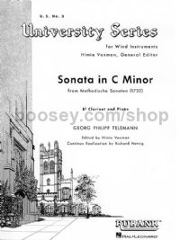 Sonata in C minor for clarinet & piano