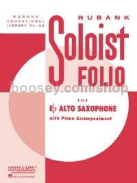 Soloist Folio for alto saxophone & piano