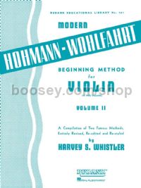 Modern Hohmann-Wohlfahrt Beginning Method Violin