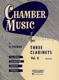 Three Clarinets, Vol. 2 (score & parts)