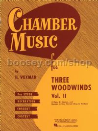 Chamber Music for Three Woodwinds, Vol. 2 for flute, clarinet, bassoon