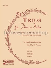 Six Trios for Three Flutes, Op. 83 - flute 1 part