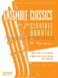 Ensemble Classics for Clarinet Quartet, Book 2 (score & parts)