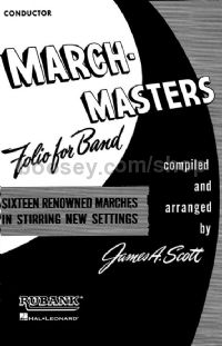 March Masters Folio for Band (conductor score)