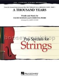 A Thousand Years (Hal Leonard Pop Specials for Strings)