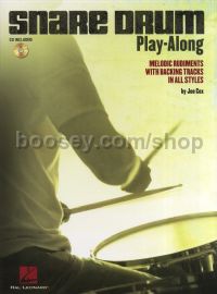 Snare Drum Play-Along Melodic Rudiments (Book & CD)