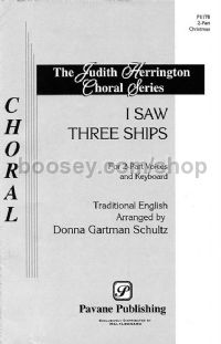 I Saw Three Ships for 2-part choir