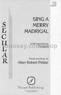 Sing a Merry Madrigal for SATB choir
