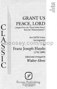 Grant Us Peace, Lord for SATB choir