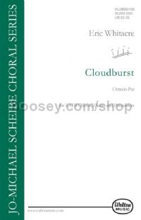 Cloudburst SATB