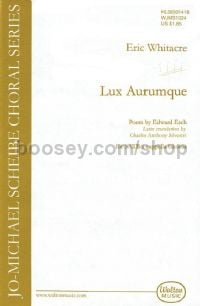 Lux Aurumque SSAATTBB Eric Whitacre