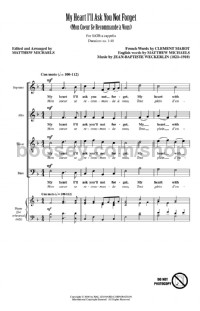 My Heart I'll Ask You Not Forget (SATB)