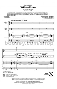 Without Love (SATB)