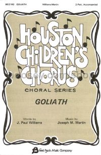 Goliath for 2-part voices