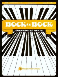 Bock to Bock, Vol. 5 for piano/organ duet