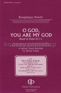 O God, You are My God for SATB choir