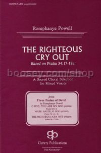 The Righteous Cry Out for SATB choir