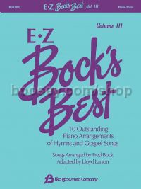 EZ Bock's Best, Vol. 3 for piano