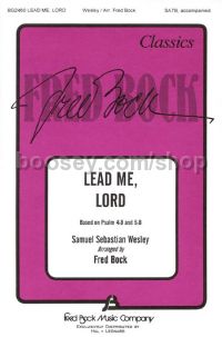 Lead Me, Lord for SATB choir