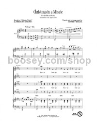 Christmas in a minute (SATB)