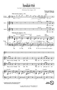 Hanukkah Wish (2-Part Choir)