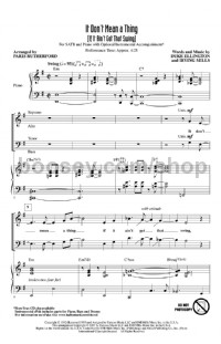 It Don't Mean a Thing (SATB)