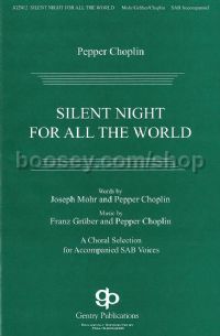 Silent Night for All the World for SAB choir