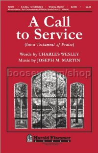 A Call to Service for SATB choir