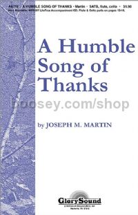 A Humble Song of Thanks for SATB choir