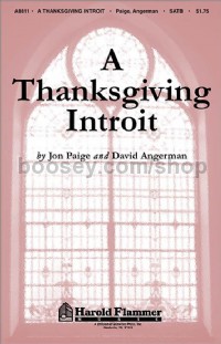 A Thanksgiving Introit for choir