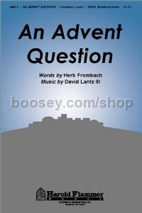 An Advent Question for SATB choir