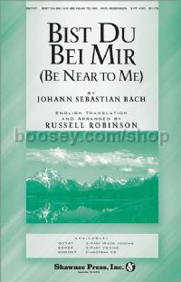 Bist Du Bei Mir (Be Near to Me) - 3-part mixed choir
