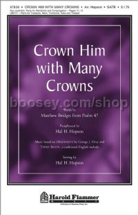 Crown Him with Many Crowns for SATB choir