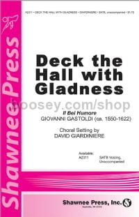 Deck the Hall with Gladness for SATB choir