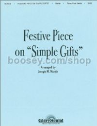 Festive Piece on 'Simple Gifts' for Piano Duet