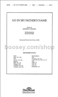 Go in My Father's Name - orchestration (score & parts)