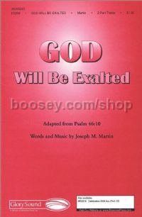 God Will Be Exalted for 2-part voices