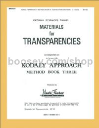 Kodály Approach - Method Book 3 (Transparencies)