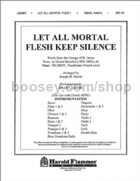 Let All Mortal Flesh Keep Silence (score & parts)
